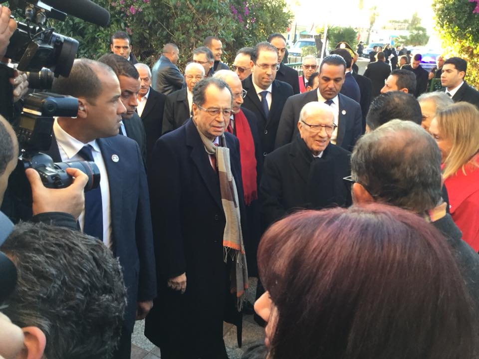 صور /  رئيس الجمهوريّة  يحضر إحياء الذكرى 65 لإغتيال الزعيم فرحات حشاد