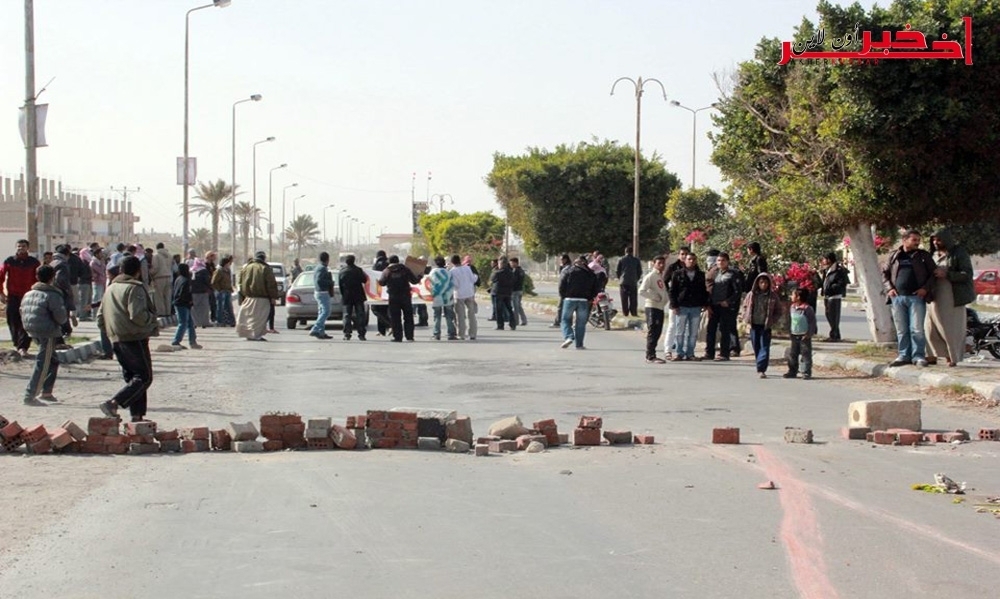 القيروان: إغلاق الطريق الوطنية رقم2 جراء احتجاجات الطلبة