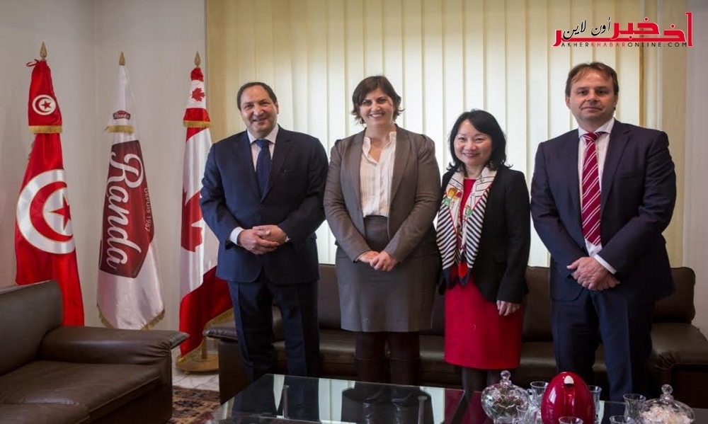 زيارة سعادة سفيرة كندا بتونس السيدة كارول ماكوين لقطب الصناعات الغذائية "رندة"