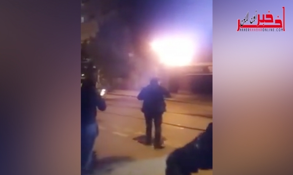فيديو/ لافيات - العاصمة : حريق في إحدى العمارات