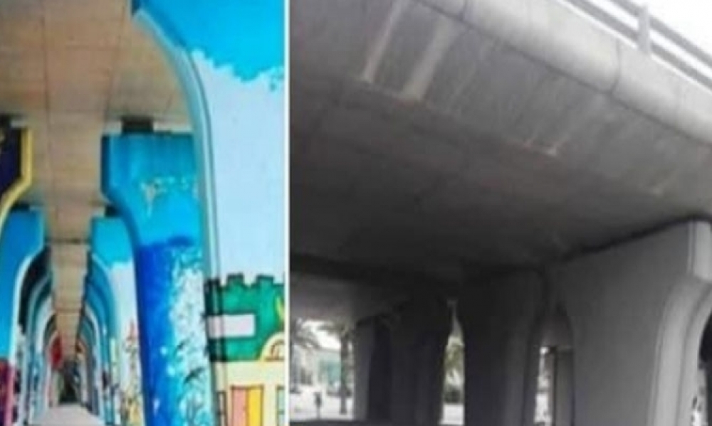 وزارة التجهيز تشجّع الرسامين والفنانين على إعادة تزيين الجسور بلوحاتٍ تشكيليّة