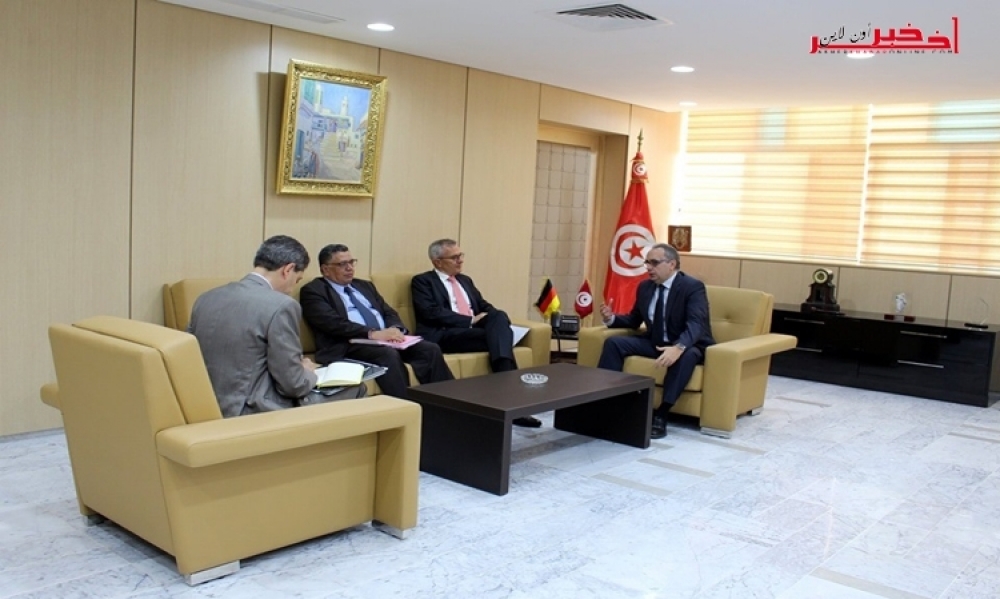 وزير العدل يلتقي سفير ألمانيا بتونس 