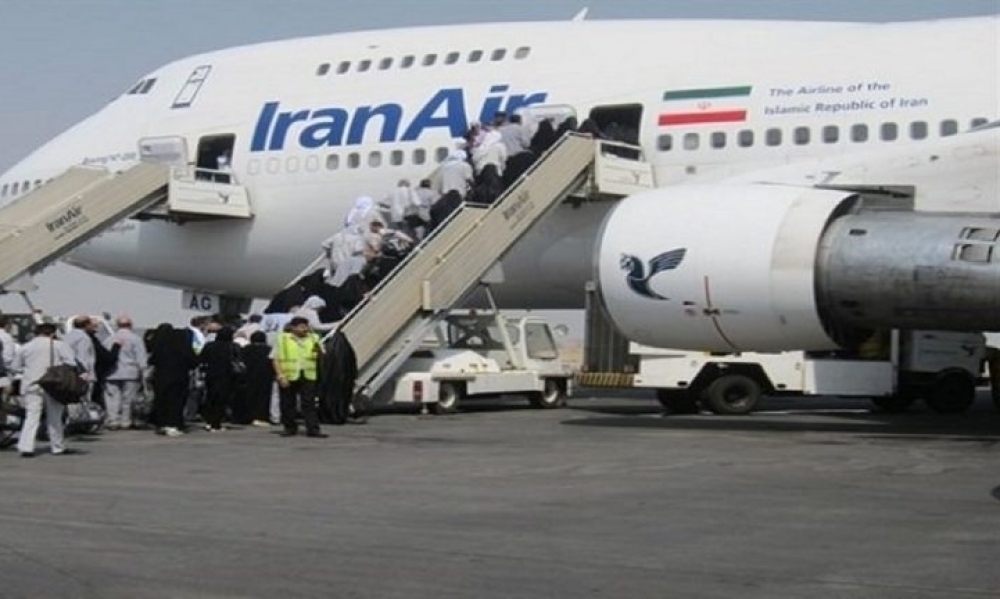 طائرة إيرانية تلغي نقل حجاج إلى المدينة المنورة بعد اصطدامها بعمود كهربائي (صورة)‎