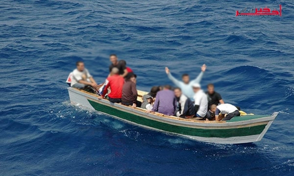 حلق الوادي - تونس / ضبط 05 أشخاصٍ من أجل إجتياز الحدود البحريّة خلسة
