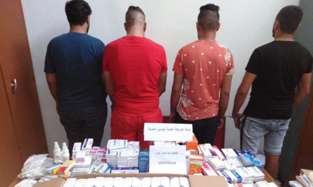 الحفصية- تونس/ القبض على 04 أشخاص من أجل مسك مواد مخدرة