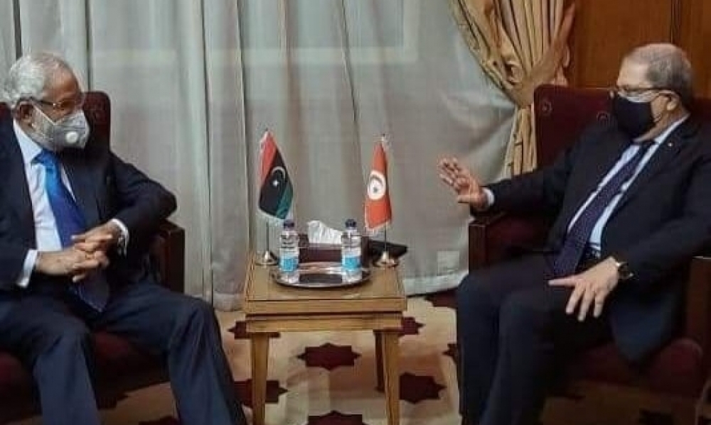  دعم المسار السياسي في  ليبيا واستعادة نسق المبادلات التجارية بين البلدين محور لقاء وزير الشؤون الخارجية مع نظيره الليبي.