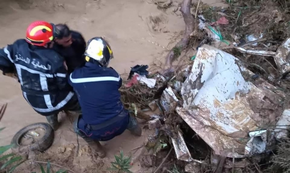 الجزائر: الفيضانات تودي بحياة 6 أشخاص في الشلف