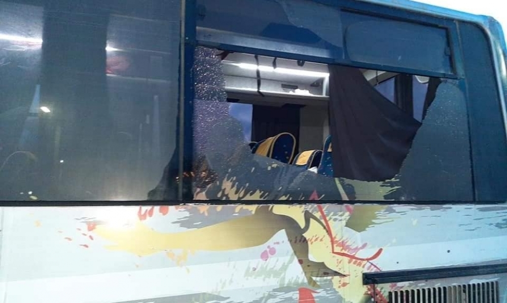 الإعتداء على حافلة نجم المتلوي بعد مواجهة النادي البنزرتي