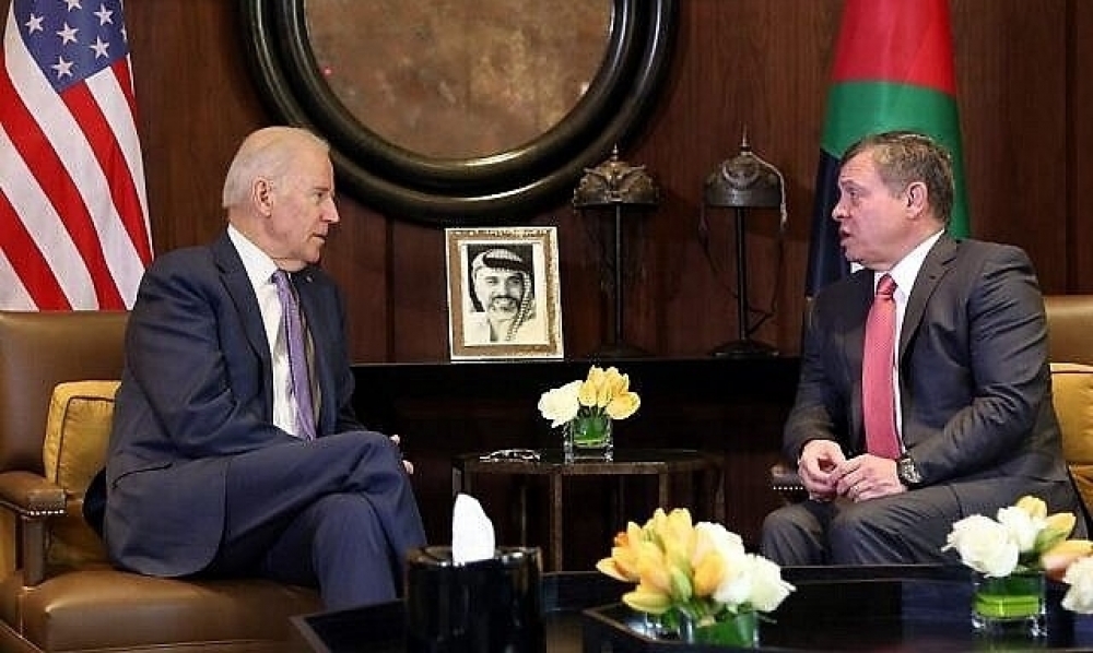 ملك الأردن: أنا أول زعيم عربي يلتقي بايدن وهذا يؤكد أن أمريكا تدرك أهميتنا