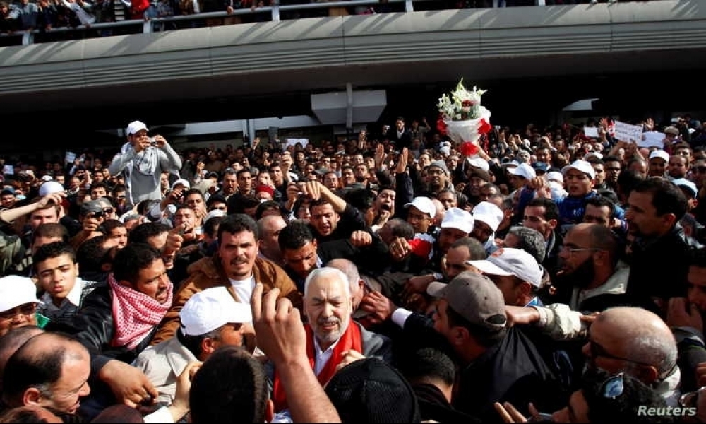  راشد الغنوشي يعلن تشكيل "جبهة وطنية" لمواجهة الرئيس قيس سعيد