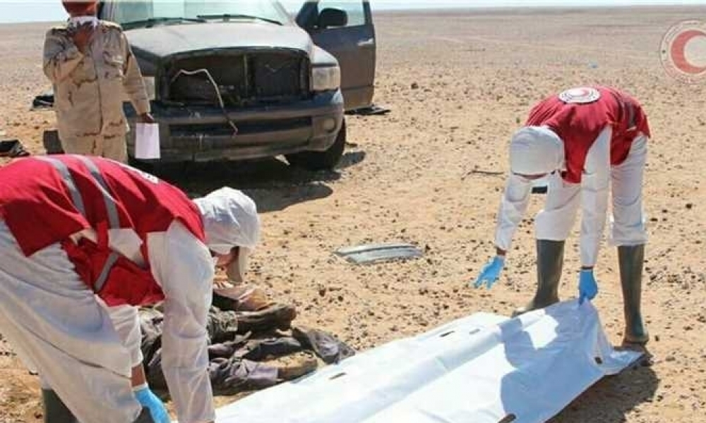 ماتوا عطشا... العثور على 20 جثة في الصحراء الليبية بعد تعطل سيارتهم
