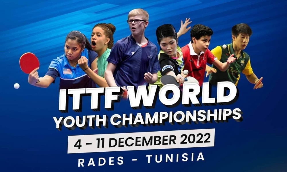 تونس تحتضن بطولة العالم للشبان لكرة الطاولة