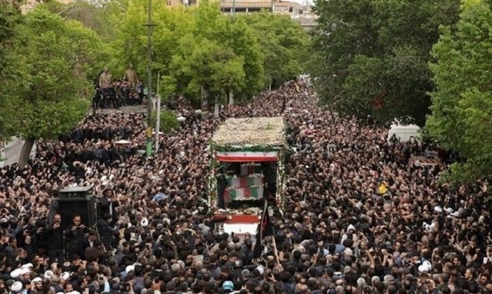 تشييع جنازة الرئيس الإيراني الراحل