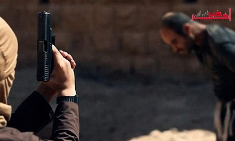 تنظيم داعش الارهابي ينشر فيديو لإعدام إمام مسجد