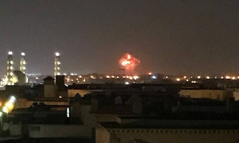 متابعة/   12 جريحا جراء انفجار في مخازن شركة للصناعات الكيميائية قرب مطار القاهرة