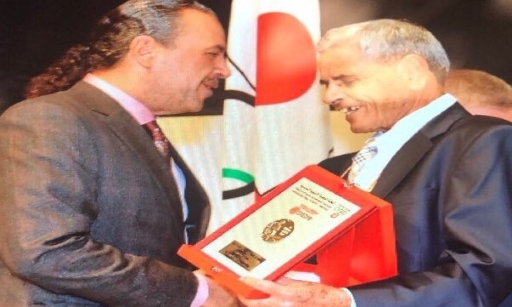 صور / تكريم البطل الأولمبي محمد القمودي في طوكيو