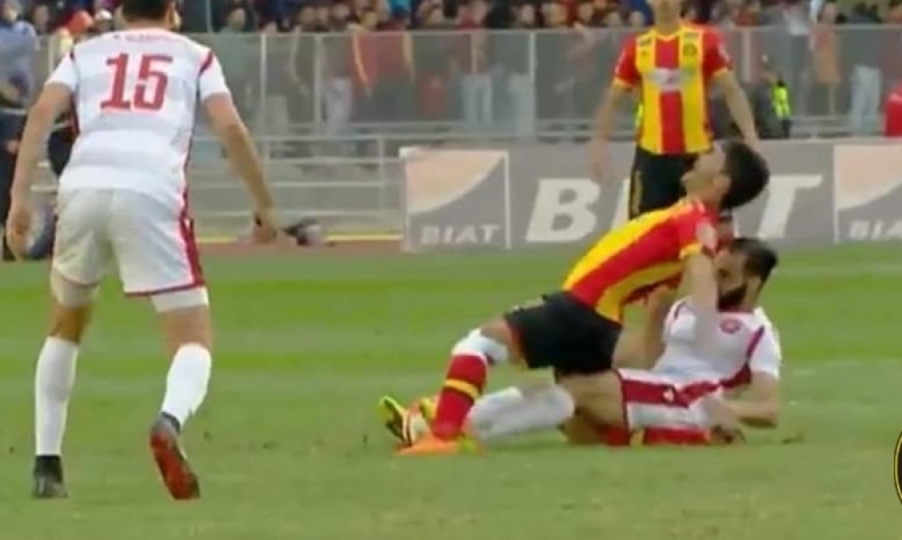 سعد بقير يتعرض إلى التواء حاد في كعب القدم