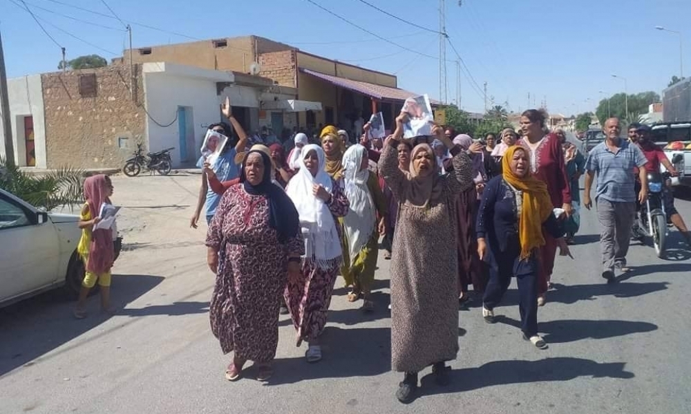 أهالي المظيلة يحتجّون بسبب العطش