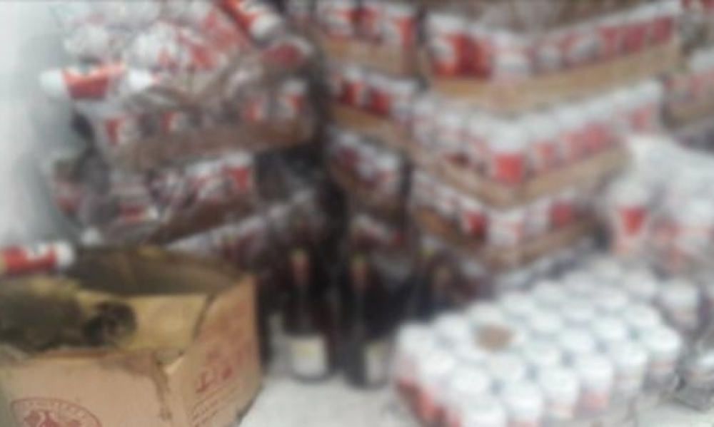 العاصمة / إثر مطاردةٍ أمنيّة، حجز كميّة كبيرة من المشروبات الكحوليّة