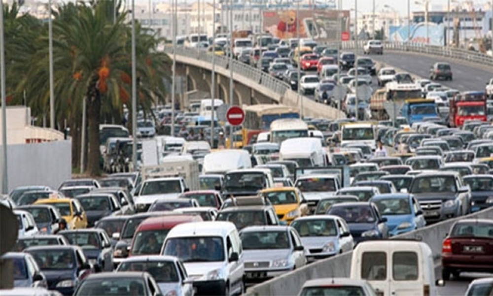 بداية من اليوم / العاصمة : تحويل وقتي لمسار حركة المرور بالطريق الوطنيّة رقم 5 في إتجاه العقبة وتونس