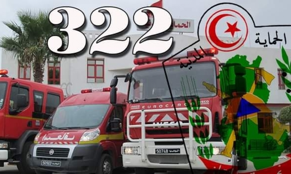 الحماية المدنية: 322 تدخل في 24 ساعة