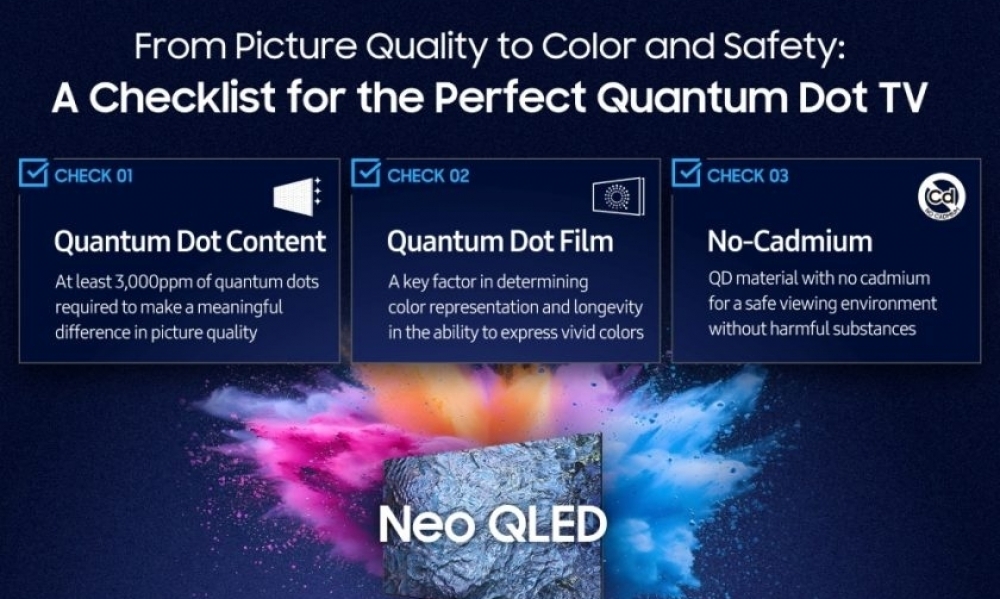  عشر سنوات من الابتكار البصري: تلفزيونات QLED من سامسونج وتقنية Quantum Dot في صدارة التميز