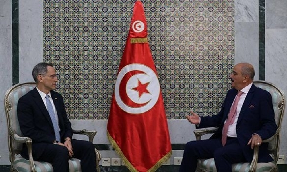 وزير الخارجية يلتقى السفير الامريكي