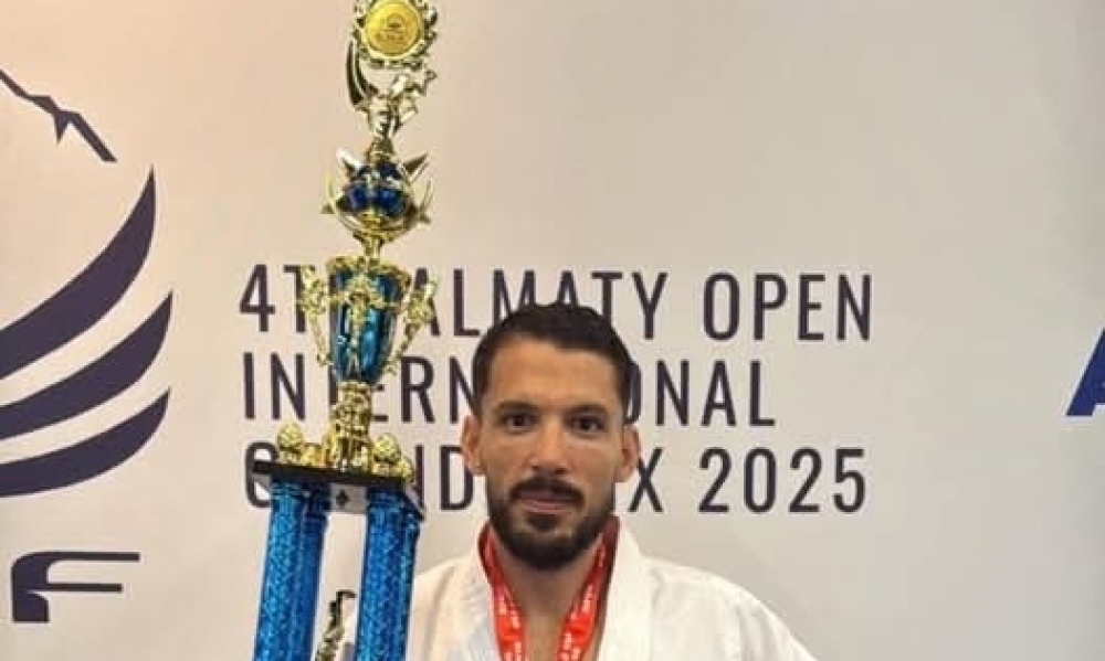  التونسي خالد جماعة يتوّج ببطولة العالم للكيوكيشنكاي كاراتي