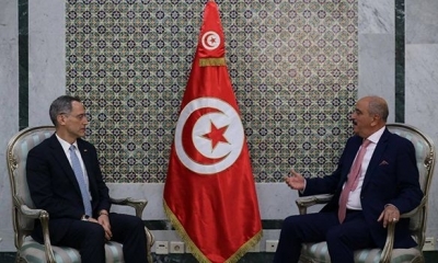 وزير الخارجية يلتقى السفير الامريكي